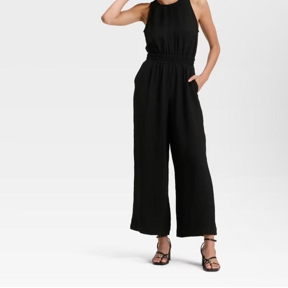 A New Day Women's Black Jumpsuit size Small NWOT